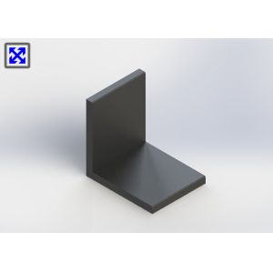 Buy cheap Customized Black Anodized Aluminum Angle , Aluminium Angle Profiles Highly product