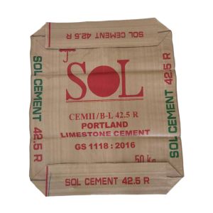 Buy cheap 50kg Custom PP Woven Cement Bag with Laminated Printing from wholesalers
