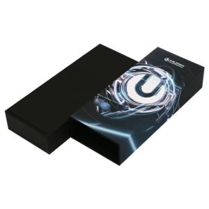 Buy cheap Matte Black Pullout Electronics Packing Boxes With Foam Insert from wholesalers