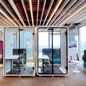 Buy cheap Modular Indoor Office Pod Extendable Portable Work Booth White from wholesalers