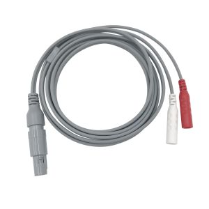 Buy cheap TPU Rubber Silicone Medical Cable Assembly With Two Lead Wires from wholesalers