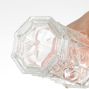 Buy cheap Special Shape Strange Engraved Glass Bottle for Alcohol Whiskey Rum Gin Vodka Bourbon from wholesalers