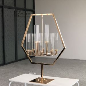 Buy cheap Five Candle Candlestick Candelabra Metal Floor Standing 120cm from wholesalers