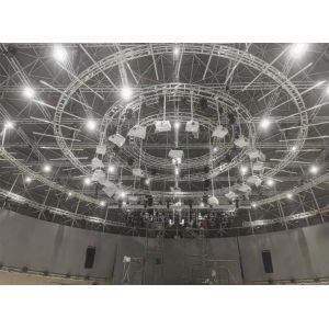 Buy cheap OEM KTV Circular Aluminum Truss Curved Lighting Truss System from wholesalers
