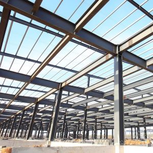 Buy cheap Eco Friendly Prefab Metal Warehouse Customized Prefabricated Steel Frame Construction from wholesalers