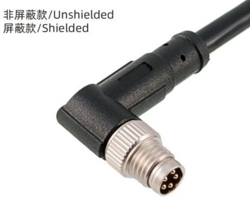 Buy cheap 3-8A IP67 Waterproof M8 Angled Male Plug Metal Interface for Outdoor Installations from wholesalers