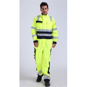Buy cheap Hi Vis Light Weight Anti Static Flame Retardant Overalls from wholesalers