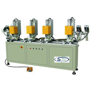 China Window Screw Tightening Machine With Four Head , PVC Window Machinery on sale