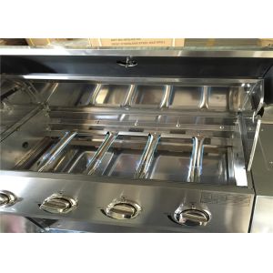 Factory price kitchen bbq easy grill slow burning 4 burners gas bbq grill with