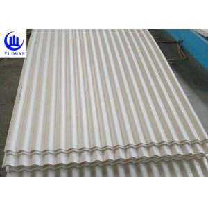 Buy cheap 2.0mm PVC Roofing Sheet 1130mm Width Fireproof Waterproof from wholesalers