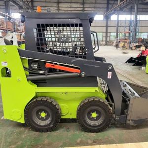 Chinese 75HP Mini Skid Steer Loader Front End Crawler Cheap Mini Loader Track