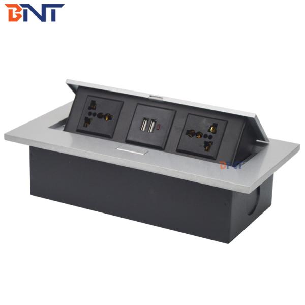 Quality conference table pop-out socket /intelligent electrical pop up desktop socket outlet for sale