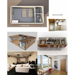 Buy cheap Zontop Modern Cheap Tiny Light Steel Expandable Assemble Concrete Glass Home Prefab Container Modular House from wholesalers