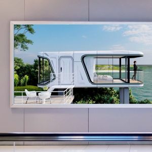 Portable Customized Modular Frame Modern Space Capsule Style Camping House For