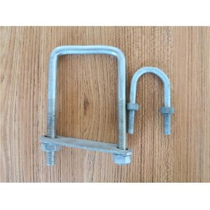 Buy cheap High Quality Steel U Bolts With Two Plates And Nuts Pipe Clamp1-1/4