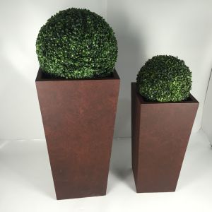 Buy cheap Matte Finish Blue Fiber Reinforced Planter with Drainage Holes from wholesalers