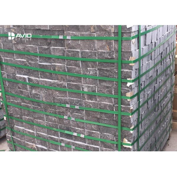 Custom Natural Limestone Tiles Brick with Honed / Chiselled Surface Treament