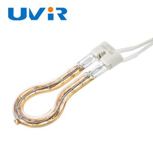 Buy cheap UVIR 450W Gold Coated Tungsten Filament Ring Infrared Lamp from wholesalers