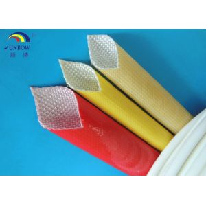 Buy cheap F class Polyurethane and Acrylic Resin Coated Fiberglass Sleeves from wholesalers