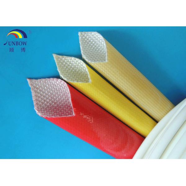 SUNBOW RoHS 155C F grade Dielectric Insulation PU Fiberglass Sleeving for Motors