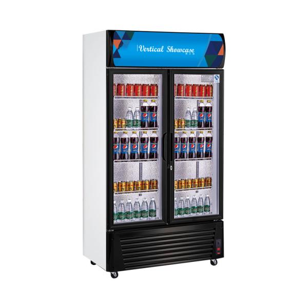 Quality Volume 680L Beverage Display Cooler Cooling Beverage 0~10 Temperature for sale