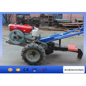 Diesel Engine Single Capstan Tractor Cable Pulling Winch 37M / Min