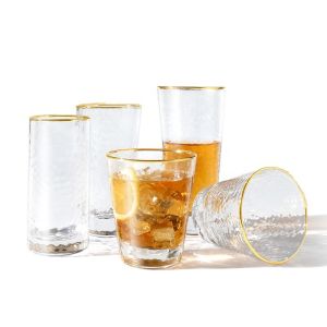 Buy cheap Practical 335ml Glassware Drinking Glasses , Explosionproof Crystal Water Glasses Set from wholesalers