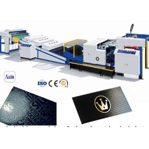Waterbased UV Varnish Overall And Spot Coating Machine For Paperboard
