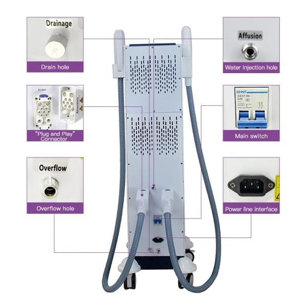 2 in 1 Customized ODM OEM IPL OPT Laser Painless Hair Removal Machine