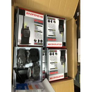 Buy cheap Professional UHF Walkie Talkie Two Way Radio 5W Dual Band Handheld with 2 Pcs Black English QT/DQT from wholesalers