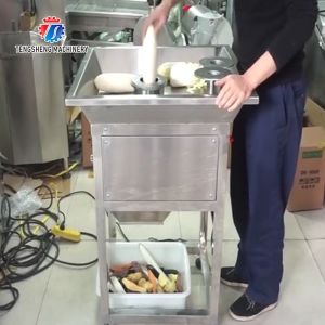 Buy cheap 120KG Fruit and vegetable slicing machine eggplant and melon cutting long strip processing cutting long strip equipment from wholesalers