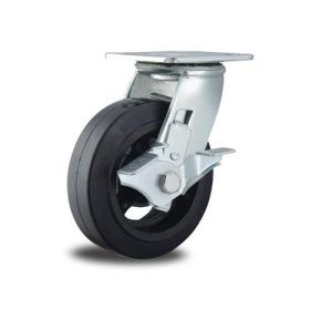 Buy cheap Side Brake Rubber cast iron Caster from wholesalers