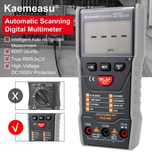 Buy cheap OEM ODM Smart Multimeter 6000 Counts Electrician Bench Multimetor Mini handheld Ture RMS Square Wave Output Digital Multimeters from wholesalers