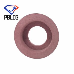 Buy cheap Factory customizable Glass edge processing polishing pad pink grinding stone Cup type polishing wheel from wholesalers