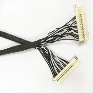 Buy cheap ODM OEM RoHS Compliant Nylon Tube 40 Pin Anti-Oxidation Extension Lcd LVD TV Wire Harness from wholesalers