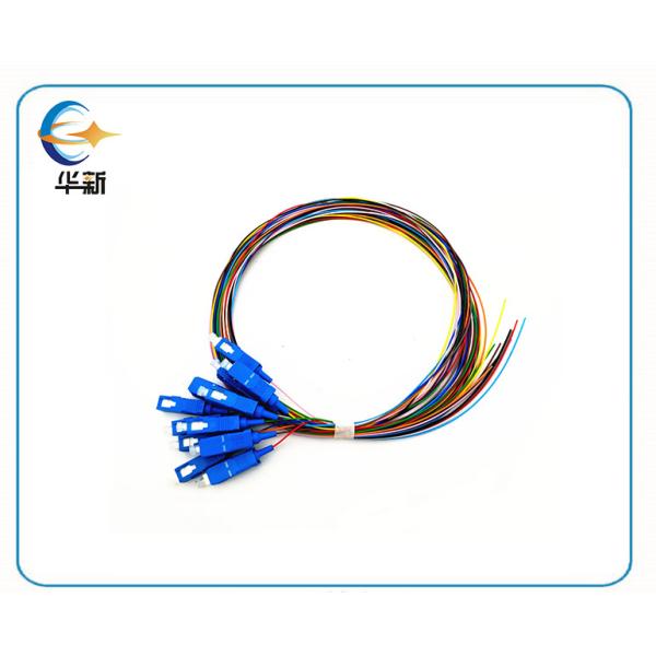 12 Color Fiber Pigtails G652D 0.9mm FC Fiber Cores FC APC Single Mode SC UPC