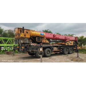 50m Jib Length Sany Mobile Crane 80 Ton with Weichai Engine Hydraulic Straight