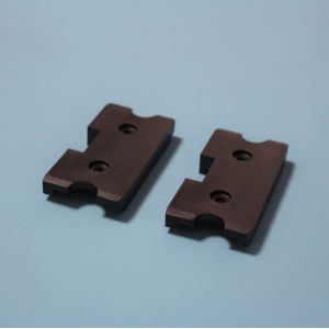 Bruckner Textile Machinery Components Sliding Pad Carbon Peek Material Black