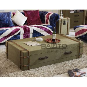 China classic old style antique canvas coffee table box furniture on sale