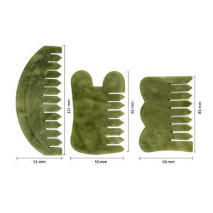 Buy cheap Green Jade Comb Gua Sha Comb from wholesalers