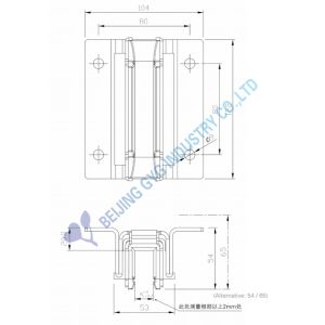 Buy cheap CAR RATED LOAD 2000KG ELEVATOR SAFETY PARTS ELASTIC SLIDING GUIDE SHOE GHZ20 from wholesalers