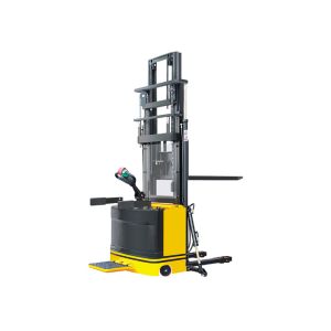 Buy cheap Heavy Duty Walk Behind Pallet Stacker , Stand Type Ride On Pallet Stacker With Triplex Mast from wholesalers