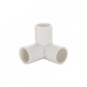 Buy cheap 3 Way PVC Drainage Pipe Fittings White Tee Elbow Plumbing from wholesalers