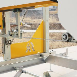 Buy cheap 2000 KG Horizontal Cutting Portable Mill Timber Saw Machine For Food Beverage from wholesalers