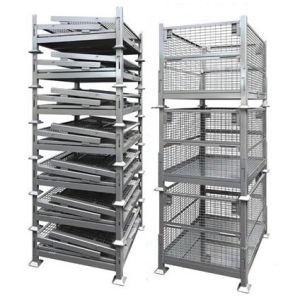 Buy cheap Storage Wire Pallet Container Stackable Wire Mesh Pallet Cage from wholesalers