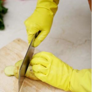 Buy cheap Reused Latex Kitchen Waterproof 50g Household Gloves from wholesalers