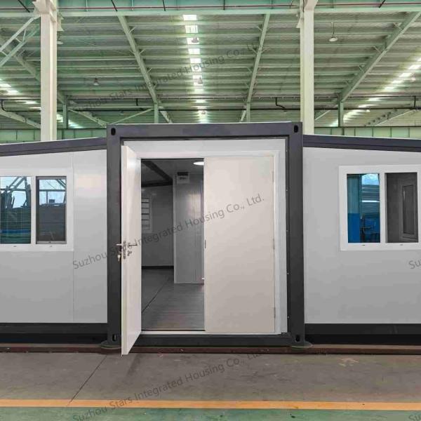 Buy cheap Double Wing Prefab 40ft Expandable Container House Different Layout Options Easy Installation Transportation And Relocation from wholesalers