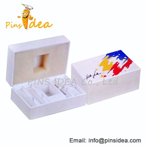 Luxury Black Jewelry Box, with Hidden Mirror, Sliding Drawer, Custom Design