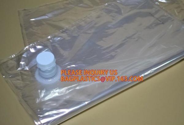 2L 3L 5L plastic valve wine bag in box water dispenser laminated aluminum bib bag in box wine dispenser bag bagease pack