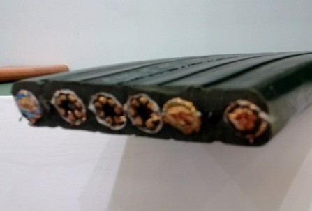 Quality Flat Shield Crane Cable YFFBP, ECHU Flat Cable for sale